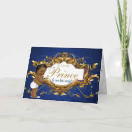 Royal African Prince Gratulation Card Karte