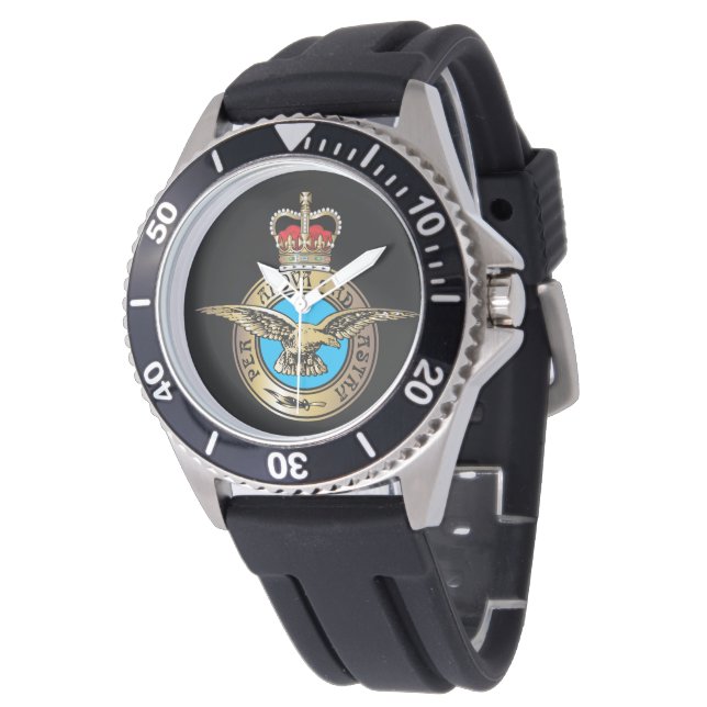 Royal Air Force Abzeichen Armbanduhr (Schrägansicht)