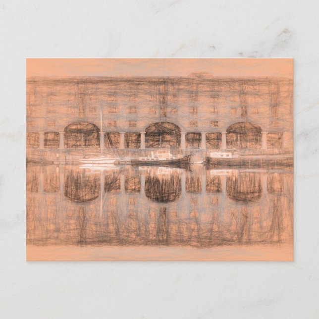Royal Albert Dock Liverpool da Vinci Postkarte (Vorderseite)