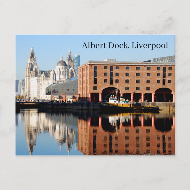 Royal Albert Dock, Liverpool Postkarte (Vorderseite)