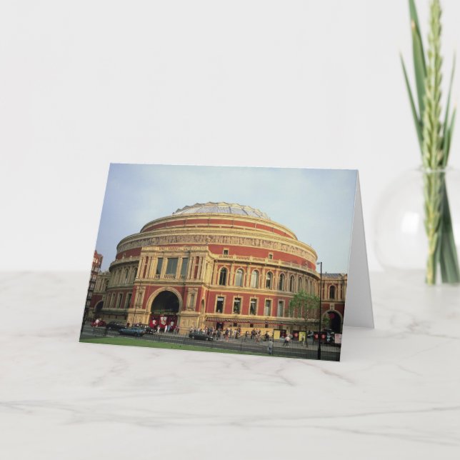 Royal Albert Hall, London, England, Großbritannien Karte (Vorderseite)