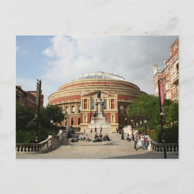 Royal Albert Hall, London Postkarte (Vorderseite)
