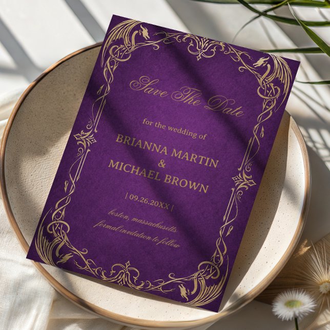 Royal Amethyst Art Celtic Save The Date (Von Creator hochgeladen)