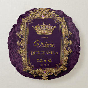 Royal Amethyst Quinceañera, Brauch Rundes Kissen