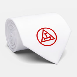 Royal Arch Masonic Freemason Monogram Krawatte