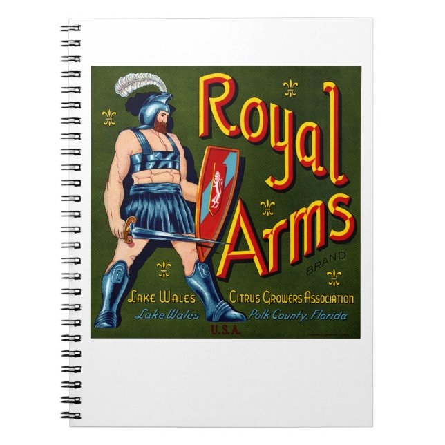 Royal Arms Notizblock (Vorderseite)