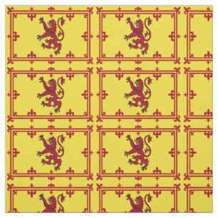Royal Arms of Scotland Flag Pattern Stoff