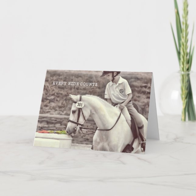 ROYAL ASCOT Grußkarte Dankeskarte (Vorderseite)