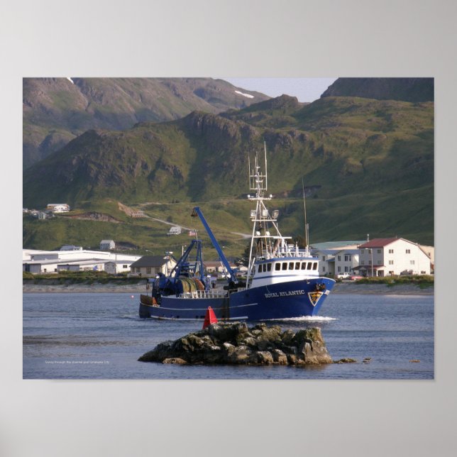 Royal Atlantic, Fishing Trawler im niederländische Poster (Vorne)