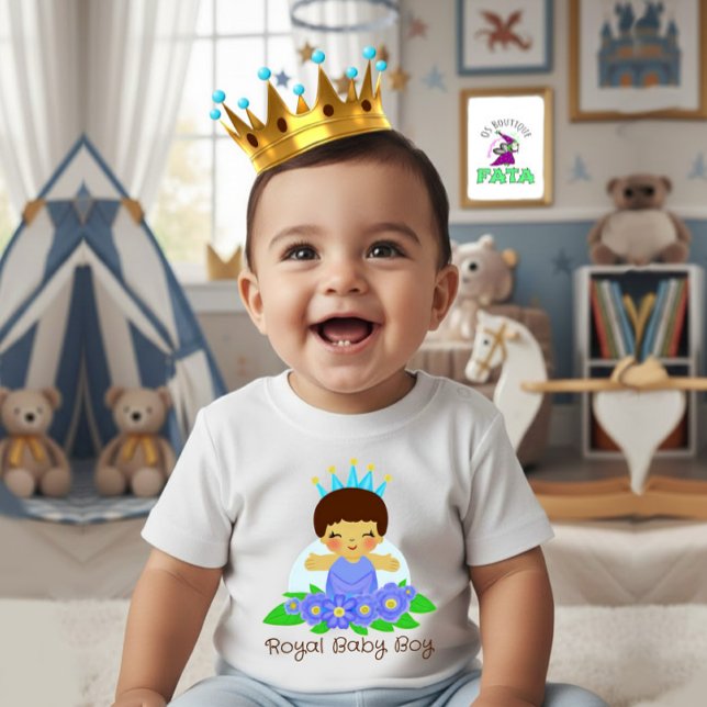 Royal baby boy baby t-shirt (Von Creator hochgeladen)