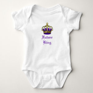 Royal Baby Crown Future King Strampler