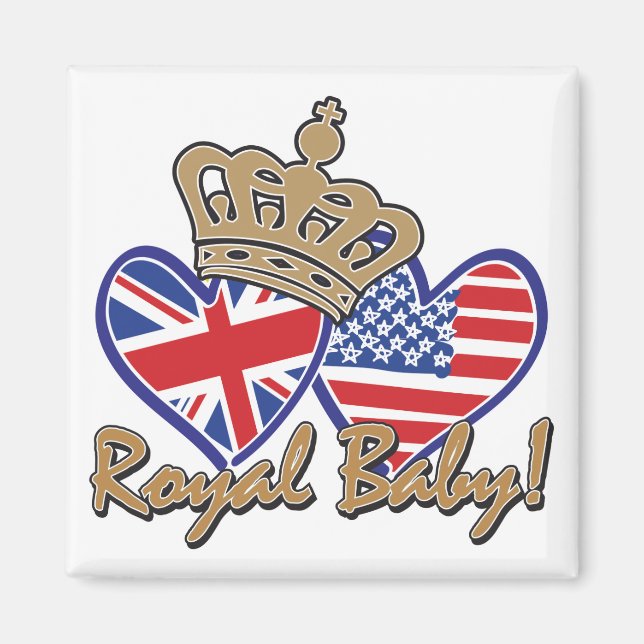 Royal Baby Crown Magnet (Vorne)