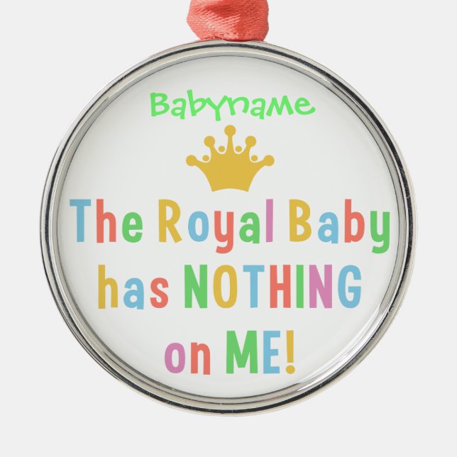 Royal Baby Ornament (Vorne)