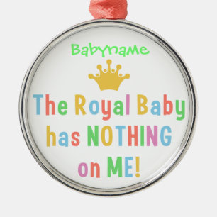 Royal Baby Ornament Aus Metall