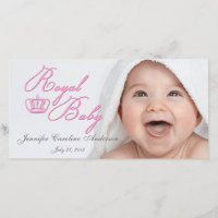 Royal Baby Pink mit Krone