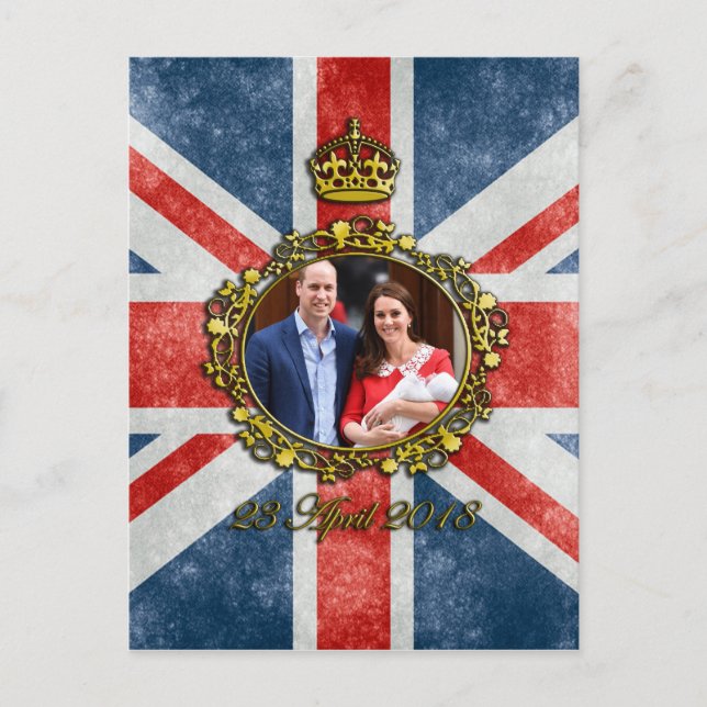 Royal Baby Postkarte (Vorderseite)