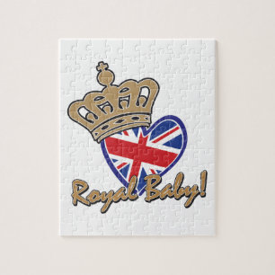Royal Baby UK Heart Flag