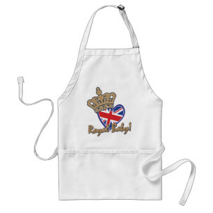 Royal Baby UK Heart Flag Schürze