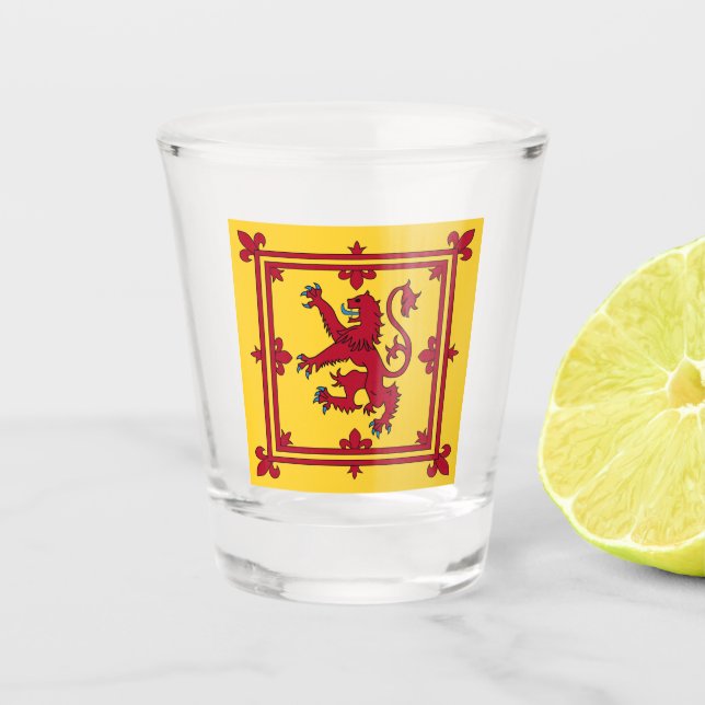Royal Banner - Schottland Schnapsglas (Vorderseite)
