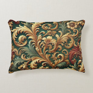 Royal Baroque Floral Pattern Dekokissen