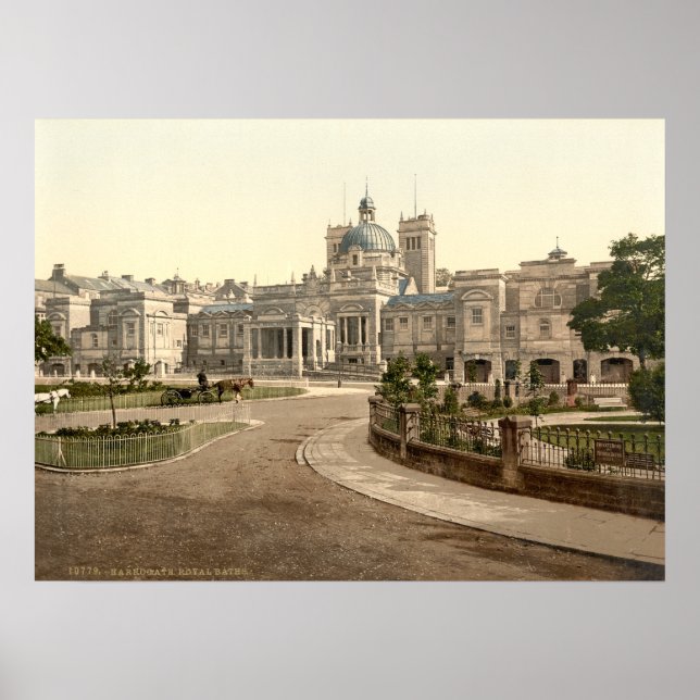 Royal Baths, Harrogate, Yorkshire, England Poster (Vorne)