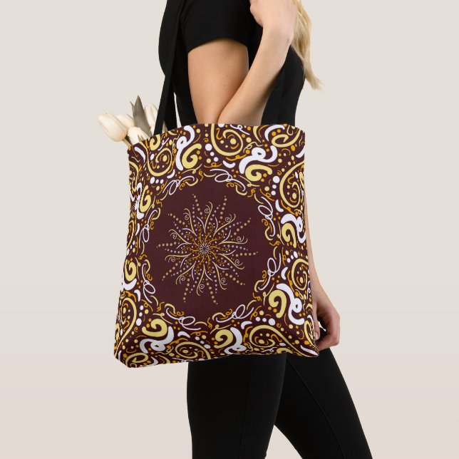 Royal Batik Floral Artistic Maroon Tasche (Von Nahem)