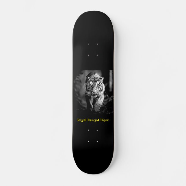 Royal Bengalisch Tiger Mark Skateboard (Vorderseite)