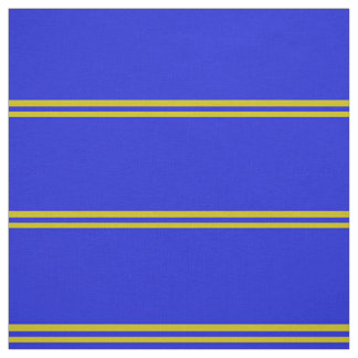 Royal blau, goldgestreiftes Design Stoff