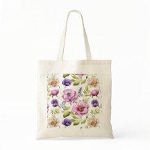 Royal Bloom Symphony Lila Floral Pattern