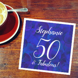 Royal Blue 50 und die fabelhafte Geburtstagsparty Serviette