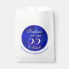Royal Blue 55 und Party für Rentenersatz Geschenktütchen