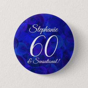 Royal Blue 60 und sensationelle Geburtstagsparty Button