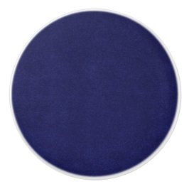 Royal Blue and White Round Custom Keramik Knock Keramikknauf