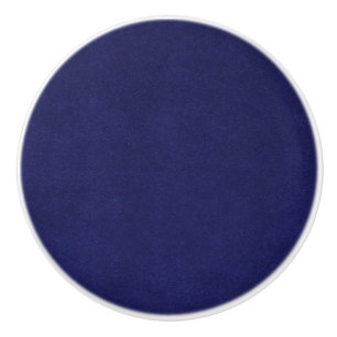 Royal Blue and White Round Custom Keramik Knock Keramikknauf