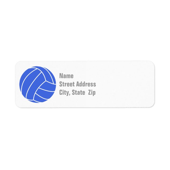 Royal Blue and White Volleyball (Vorne)