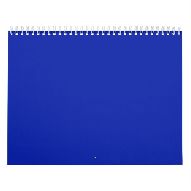 Royal Blue Background auf einem Kalender (Titelbild)