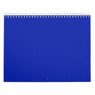 Royal Blue Background auf einem Kalender