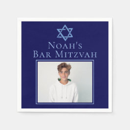 Royal Blue Bar Mitzvah Party Foto Star von David Serviette