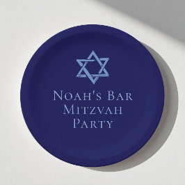 Royal Blue Bar Mitzvah Party Star von David Pappteller