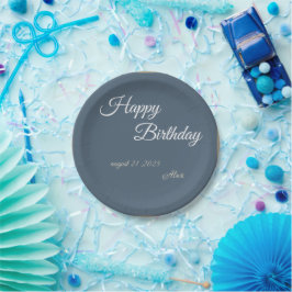 "Royal Blue Birthday Bash!" Pappteller