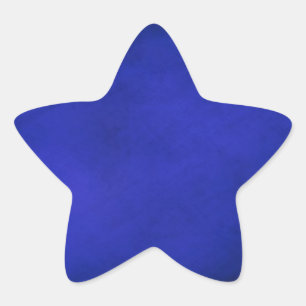 Royal Blue & Black Background Stern-Aufkleber