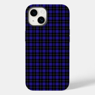 Royal Blue Black Kariert Case-Mate iPhone 14 Hülle