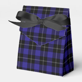 Royal Blue Black Kariert Geschenkschachtel