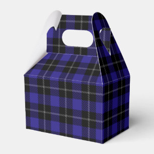 Royal Blue Black Kariert Geschenkschachtel