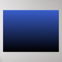 Royal Blue Black Ombre