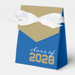 Royal Blue & Bronze Gold Abschluss Fevor Boxes Geschenkschachtel