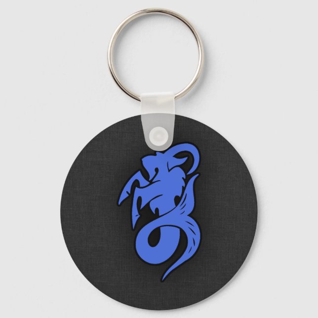 Royal Blue Capricorn Schlüsselanhänger (Vorderseite)