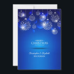 Royal Blue Christmas Card Feiertagskarte<br><div class="desc">Eine atemberaubende Weihnachtskarte in königsblau mit hängenden Schneeflocken. Designed by Freepik. () Die Karte ist einfach zu anpassen mit Ihrem Wortlaut, Schriftart, Schriftart Farbe, Papierform Optionen und Auswahl von sechs Papiertypen.() Nicht genau das, was Sie suchen? Alle unsere Produkte können auf Ihre Bedürfnisse zugeschnitten werden, ohne Aufpreis.() Kontaktieren Sie uns...</div>