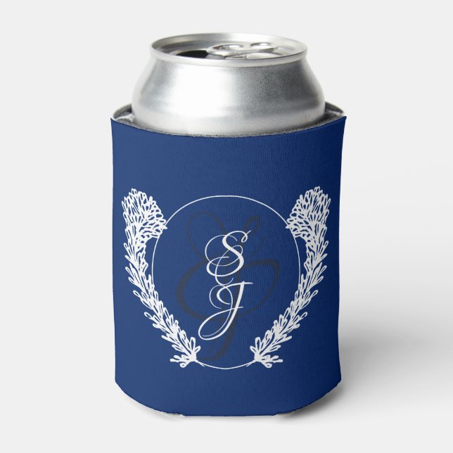 Royal Blue Classic Monogram Dosenkühler (Kanne Vorderseite)