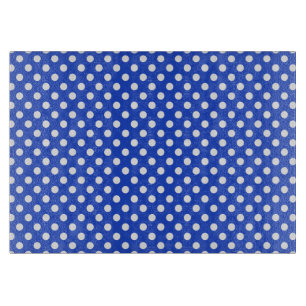 Royal Blue Combination Polka Dots by STaylor Schneidebrett